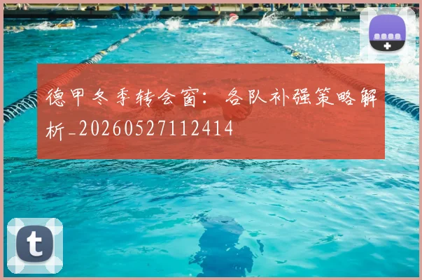 德甲冬季转会窗:各队补强策略解析_20260527112414